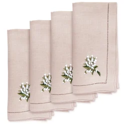 Lily of the Valley Dinner Napkins|Chefanie Online