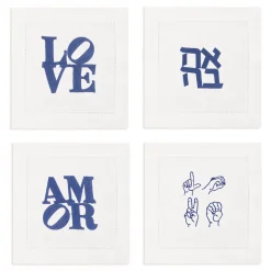 LOVE Cocktail Napkins (4)|Chefanie Discount