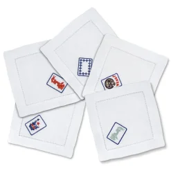 Mahjong Cocktail Napkins (5)|Chefanie Online
