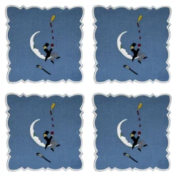 Man on the Moon Cocktail Napkins (4)|Chefanie New