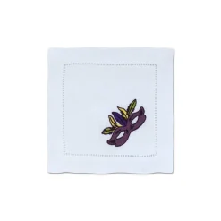 Mardi Gras Cocktail Napkins (4)|Chefanie Clearance