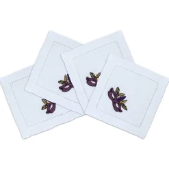 Mardi Gras Cocktail Napkins (4)|Chefanie Clearance