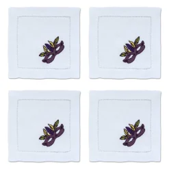 Mardi Gras Cocktail Napkins (4)|Chefanie Clearance
