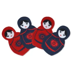Matryoshka Cocktail Napkins (4)|Chefanie Outlet