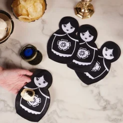 Matryoshka Cocktail Napkins (4)|Chefanie Outlet