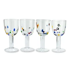 Millefiori Wine Glass (4)|Chefanie Best