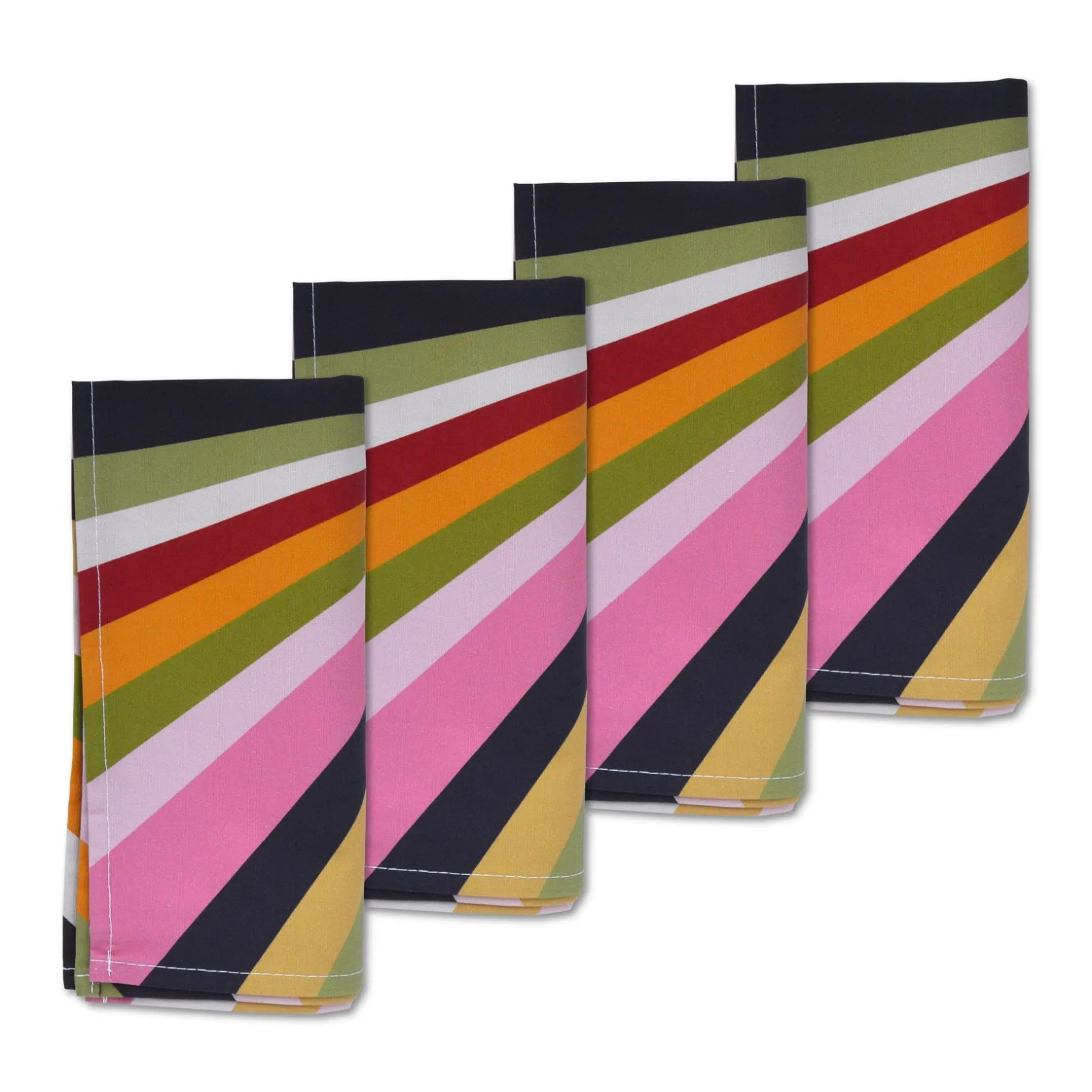 Muted Technicolor Napkins (4)|Chefanie Outlet