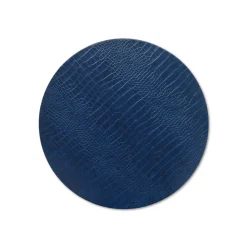 Navy Circle Embossed Placemat|Chefanie Outlet