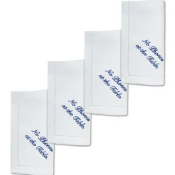 No Phone Dinner Napkins (4)|Chefanie New