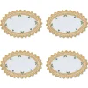 Oval Danica Cocktail Napkins (4)|Chefanie Hot