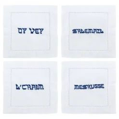Oy Vey Yiddish Cocktail Napkins (4)|Chefanie New