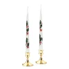 Painted Holly Tapers (2)|Chefanie New
