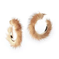 Pastel Fur Hoops|Chefanie Sale