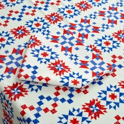 Patriotic Quilt Tablecloth|Chefanie Hot