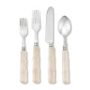 Pearly White "Bamboo" Flatware|Chefanie Outlet