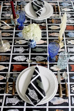 Pietra Dura Napkins (4)|Chefanie