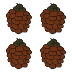 Pinecone Cocktail Napkins (4)|Chefanie Best