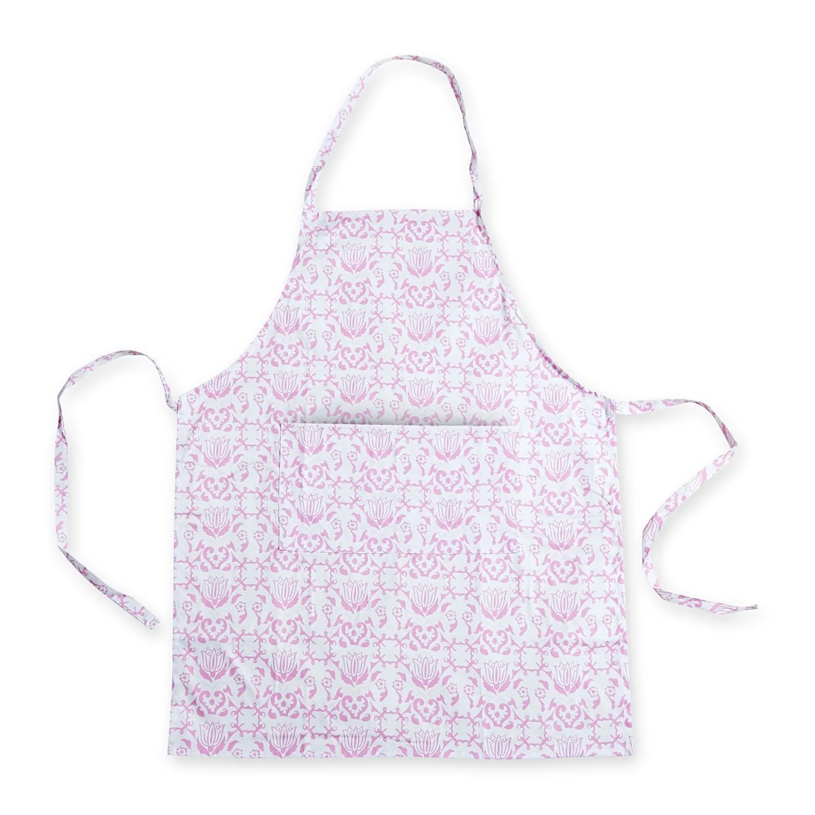 Pink & White Apron|Chefanie Outlet