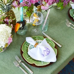 Pink & White Ceramic Straws (4)|Chefanie New