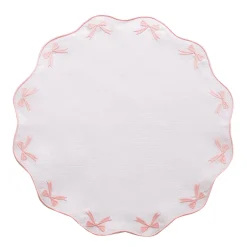 Pink Bow Placemat|Chefanie Hot