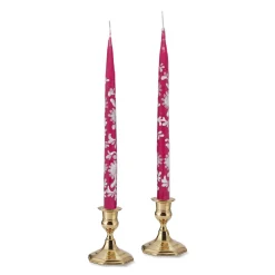 Pink Chinoiserie Tapers (2)|Chefanie New