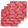 Pink Flower Napkins (4)|Chefanie Discount
