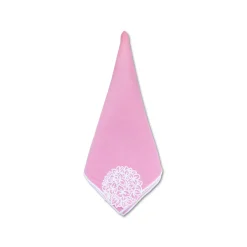 Pink Hydrangea Linen Dinner Napkins (4)|Chefanie Hot