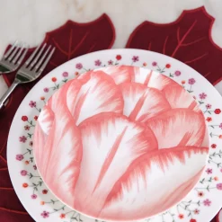 Pink Tulip Salad Plate|Chefanie Outlet