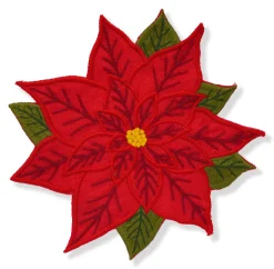 Poinsettia Cocktail Napkins (4)|Chefanie Online