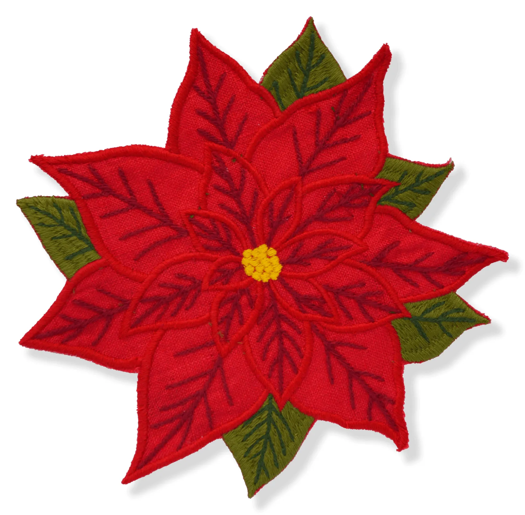 Poinsettia Cocktail Napkins (4)|Chefanie Online
