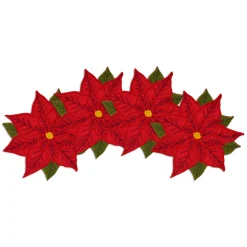 Poinsettia Cocktail Napkins (4)|Chefanie Online