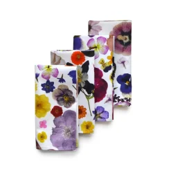 Pressed Flower Napkins (4)|Chefanie Sale
