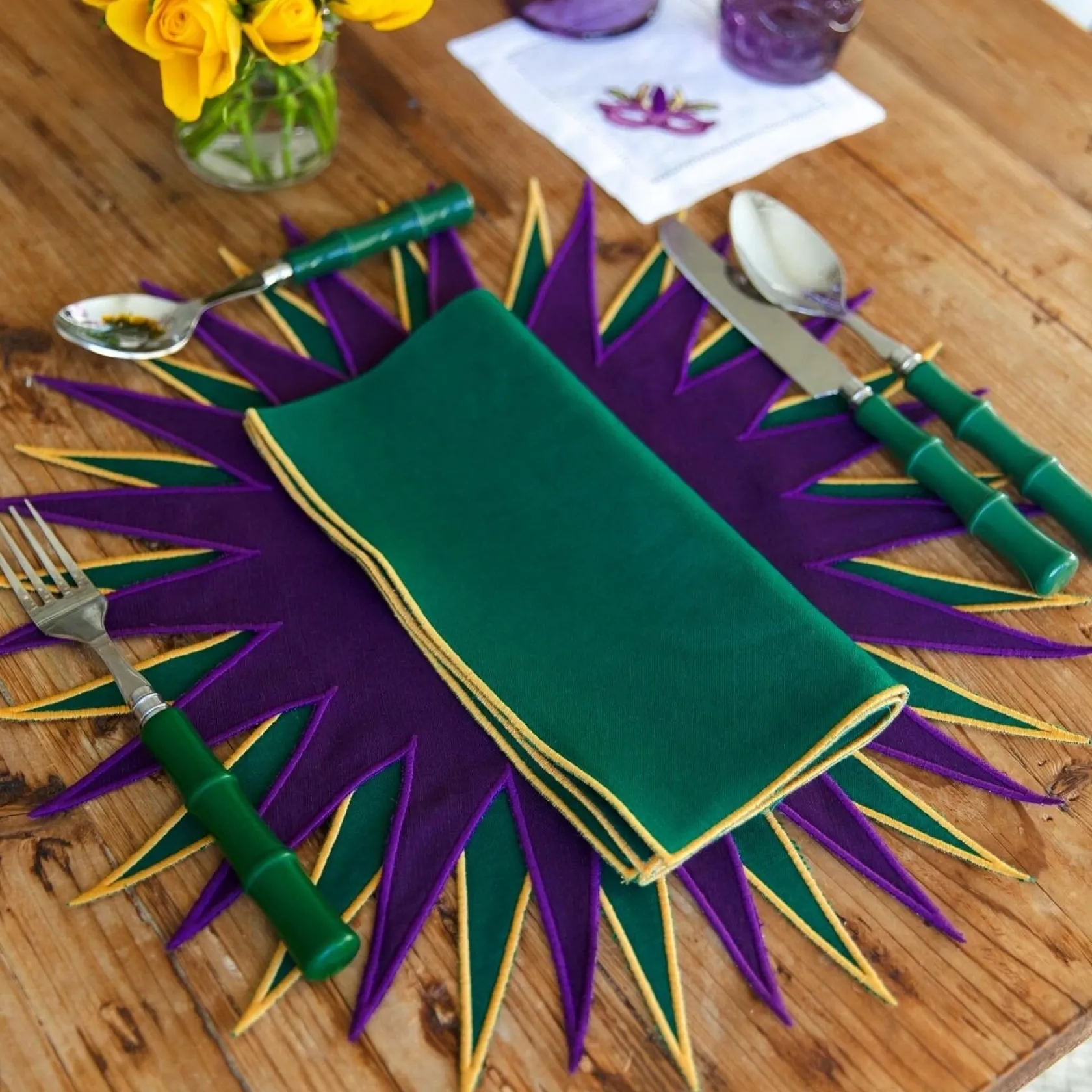 Purple Stella Placemat|Chefanie Clearance