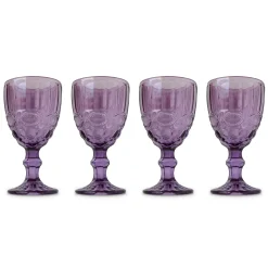 Purple Stem Glasses (4)|Chefanie Online