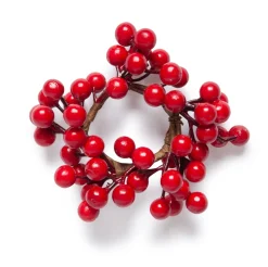 Red Berry Napkin Rings (4)|Chefanie Clearance