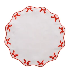 Red Bow Placemat|Chefanie Clearance