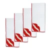 Red Lips Dinner Napkins (4)|Chefanie Discount