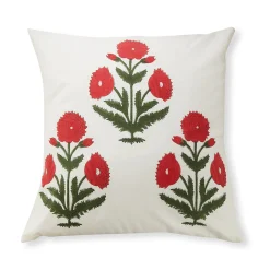 Red Poppy Pillowcase|Chefanie Outlet