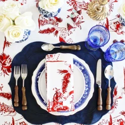 Red Toile Napkins (4)|Chefanie Discount