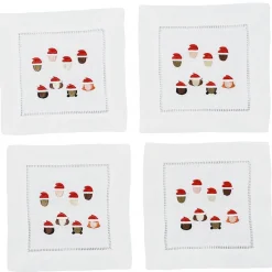 Santa Claus Cocktail Napkins (4)|Chefanie Hot