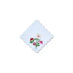 Scalloped Flower Cocktail Napkins (4)|Chefanie Clearance