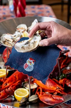Seafood Tower Cocktail Napkins (4)|Chefanie Clearance