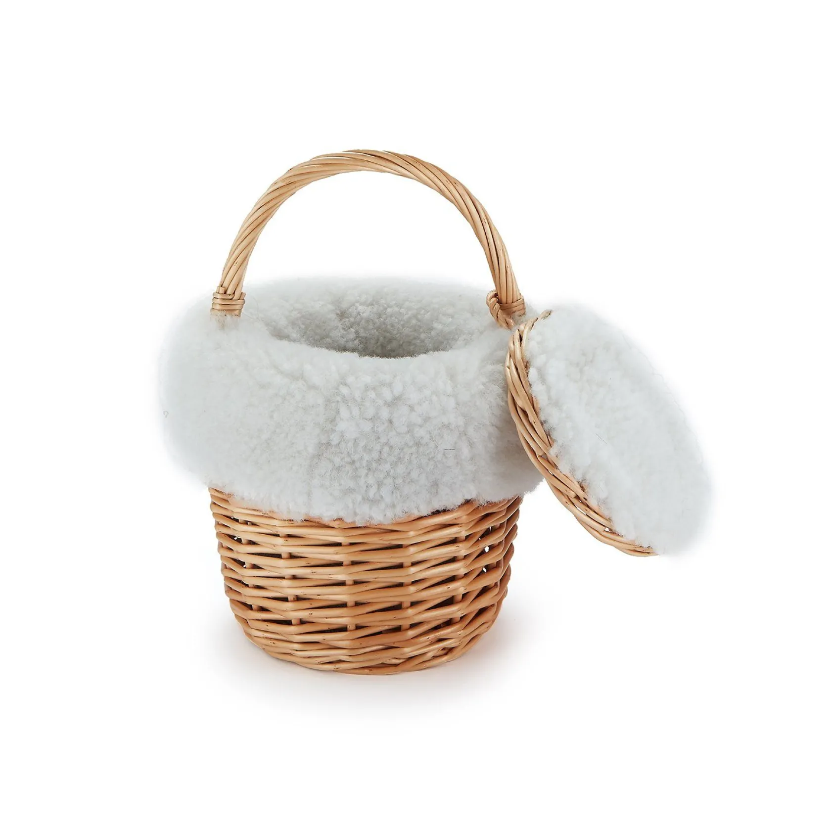 Shearling Mini Basket|Chefanie Best