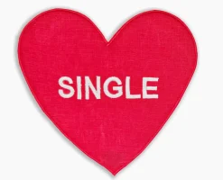 Single/ Taken Heart Cocktail Napkins (4)|Chefanie Online