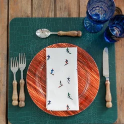 Skier Napkins (4)|Chefanie Clearance