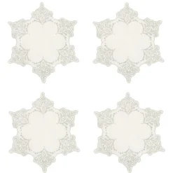 Snowflake Cocktail Napkins (4)|Chefanie Online