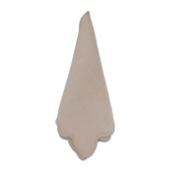 Squiggly Beige Dinner Napkins (4)|Chefanie Discount