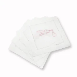 Stork Cocktail Napkins (4)|Chefanie