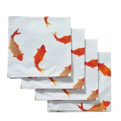 Swimming Koi Dinner Napkins (4)|Chefanie New