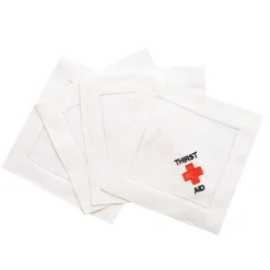 Thirst Aid Cocktail Napkins (4)|Chefanie New